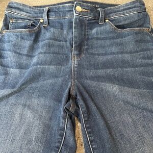 Chico’s Dark Blue Denim Shorts, Size .5